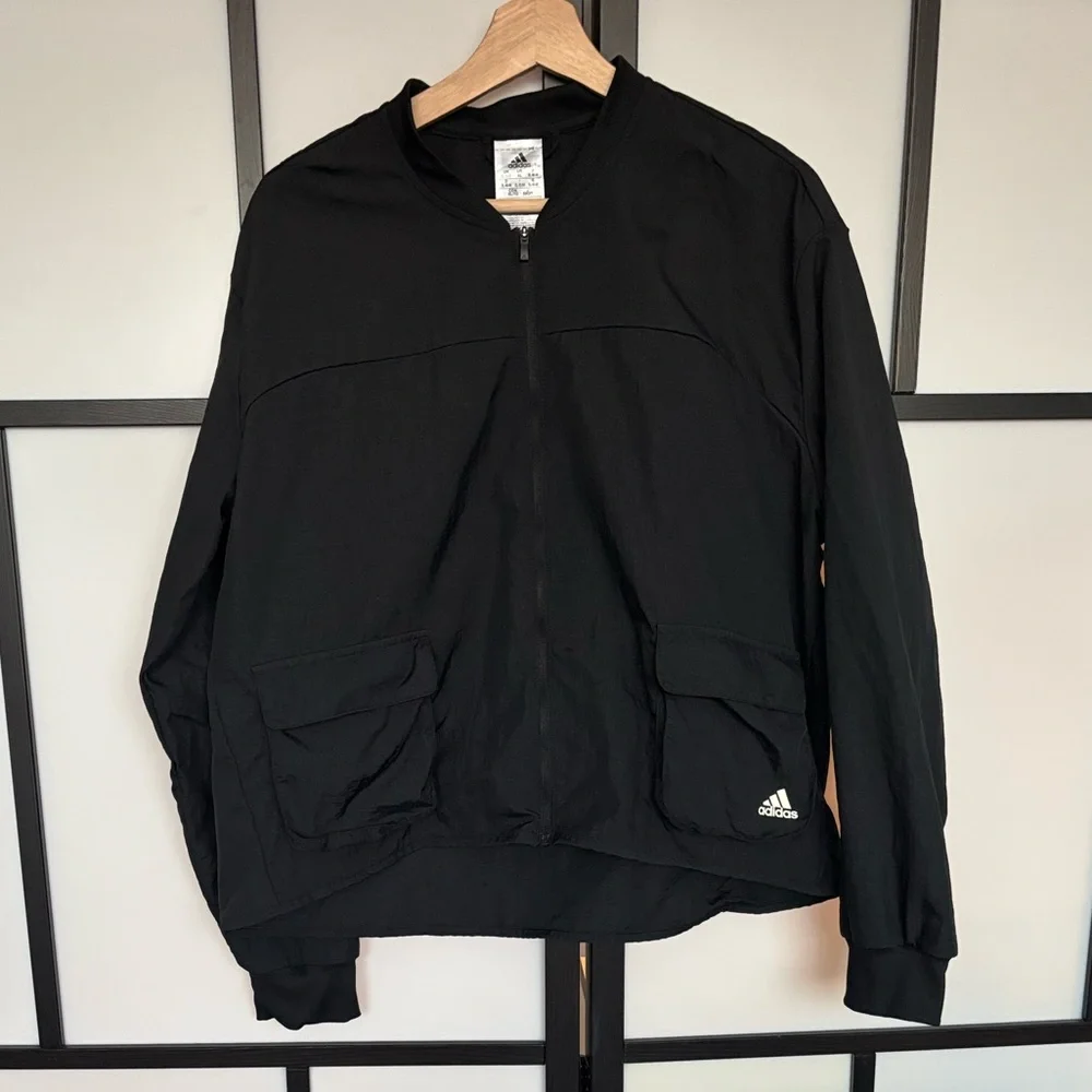 Adidas x Zoe Saldana Collection Women's U For U Track Jacket windbreaker.Size XL - Picture 1 of 12